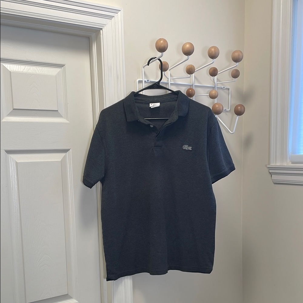 Lacoste Classic Short Sleeve Polo - Grey - 8 or M